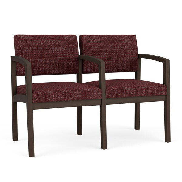 Lesro Lenox 2 Seat Tandem Seating W/ Arm, 44 in W 26 in L 31.5 in H LW2103 - main